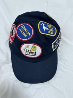 Human Made パッチ付きキャップ ネイビー - メルカリ