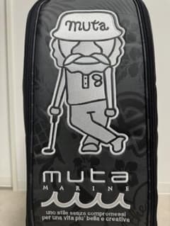 mutaムータキャディバッグ ゴルフgolf 新品未使用 おじさんロゴ(希少