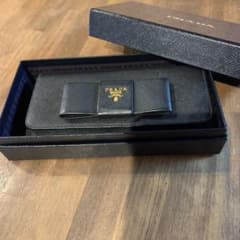 PRADA プラダ長財布 サフィアーノ フィオッコ ブラック メタルロゴ