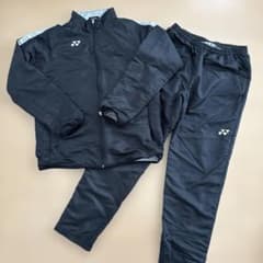 YONEX ウォームアップウェアセット ブラック - メルカリ