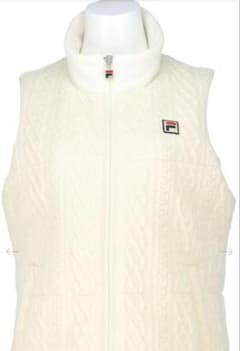 FILA モーデュロイニットニットキルトベスト Sサイズ - メルカリ