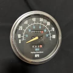 ショベルヘッド FLH 純正 スピードメーター - メルカリ