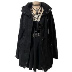 Y2K 平成ギャル 平成ファッション ギャル 平成レトロ モッズコート 00