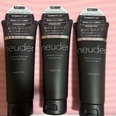 neuder ニューダー 炭泥マッサージ洗顔ジェル 150g×2個セット | Buyee