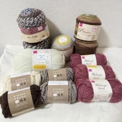 毛糸セット アクリル・ウール 13色セット - メルカリ