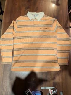 希少 90s CHAPS ラルフローレン ネイティブボーダー ラガーシャツ L