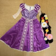 110☆ビビディバビディブティック☆ラプンツェル ドレス髪飾りセット