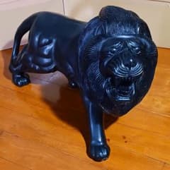 特大置物 木製 ライオンのオブジェ 高さ44cm 長さ63cm 重さ22kg - メルカリ