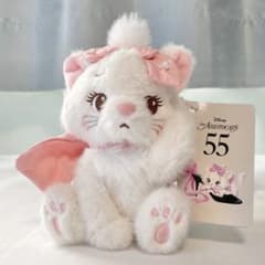 マリー おしゃれキャット 55周年 ぬいぐるみ キーホルダー ディズニー