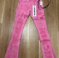 VALABASAS ピンク ブーツカットデニム 30 - メルカリ