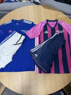 佐野日大高校サッカー部 ユニフォームピンク青セット - メルカリ