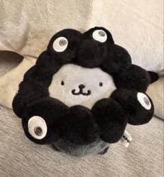 ミャクミャクEXPO2025 なりきりぬいぐるみ黒カラビナ付ポムポムプリン