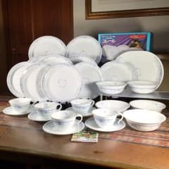 冬うー特価』 コレール × 岩城硝子 『パステル』 食器セット 26点