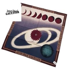 希少・新品タグ付き✨ジャンポールゴルチエ 大判スカーフ ビッグロゴ