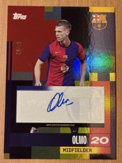 ダニ・オルモ 2024/25 FCバルセロナ 直筆サインカード /50 - メルカリ