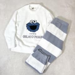 ジェラートピケ セサミストリート クッキーモンスター ルームウェア