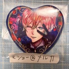 悪魔執事と黒い猫 あくねこ テディ ハート缶バッジ - メルカリ