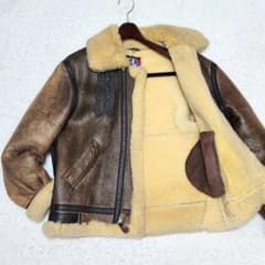 SCHOTT ショット B-3 フライトジャケット リアルムートン 38 M L