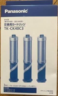 Panasonic 浄水器カートリッジ TK-CK40C3 3個入り - メルカリ