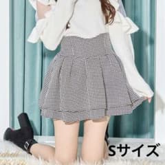 新品 ミシェルマカロン 美脚スカート 千鳥柄 S - メルカリ