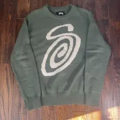 2026年最新】stussy curly s sweater greenの人気アイテム - メルカリ
