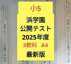 2026年最新】浜学園 小5 公開テストの人気アイテム - メルカリ