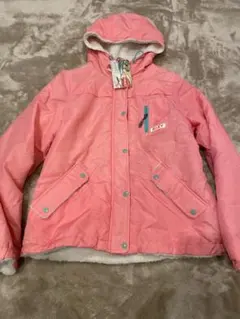 美品】ROXY スノボウェア 上下セット デニム風 ベージュ ピンク S