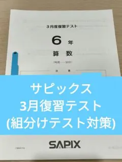 2026年最新】サピックス 6年 テストの人気アイテム - メルカリ