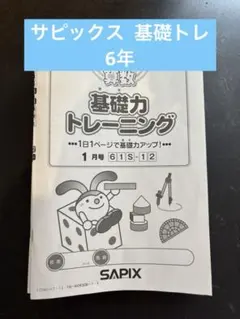 2026年最新】サピックス 基礎力トレーニング 6年の人気アイテム - メルカリ