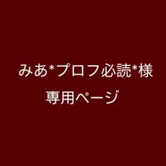 2026年最新】プロフ必読様専用の人気アイテム - メルカリ