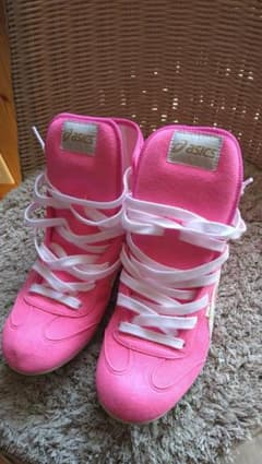 ASICS レスリングシューズ ピンク (旧オーダー)