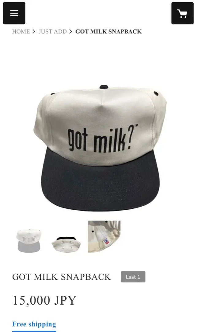 2026年最新】got milk? キャップの人気アイテム - メルカリ