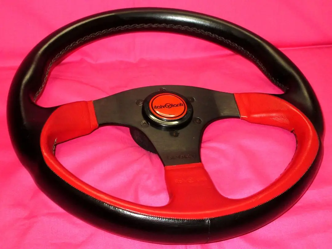 イタルボランテ 純正 ホーンボタン 赤 レッド メンテ済み 導通良好 正規品