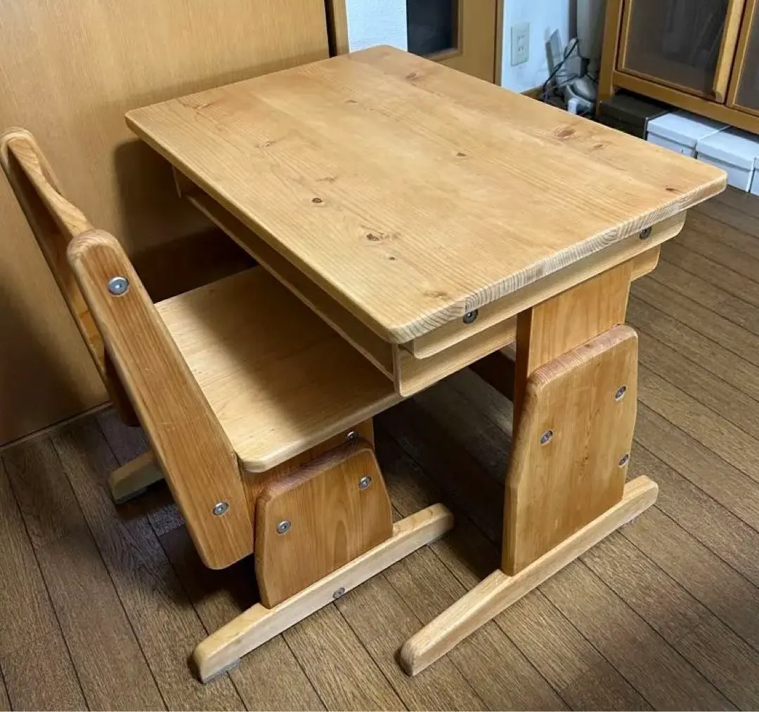 キシル机XYL無垢ひのき4本脚Mサイズ (幅1000×奥行600）