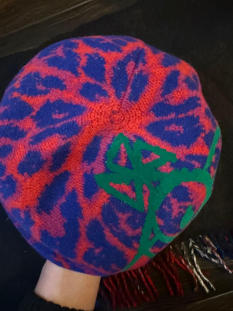 Vivienne Westwood レオパード柄 ニットベレー帽