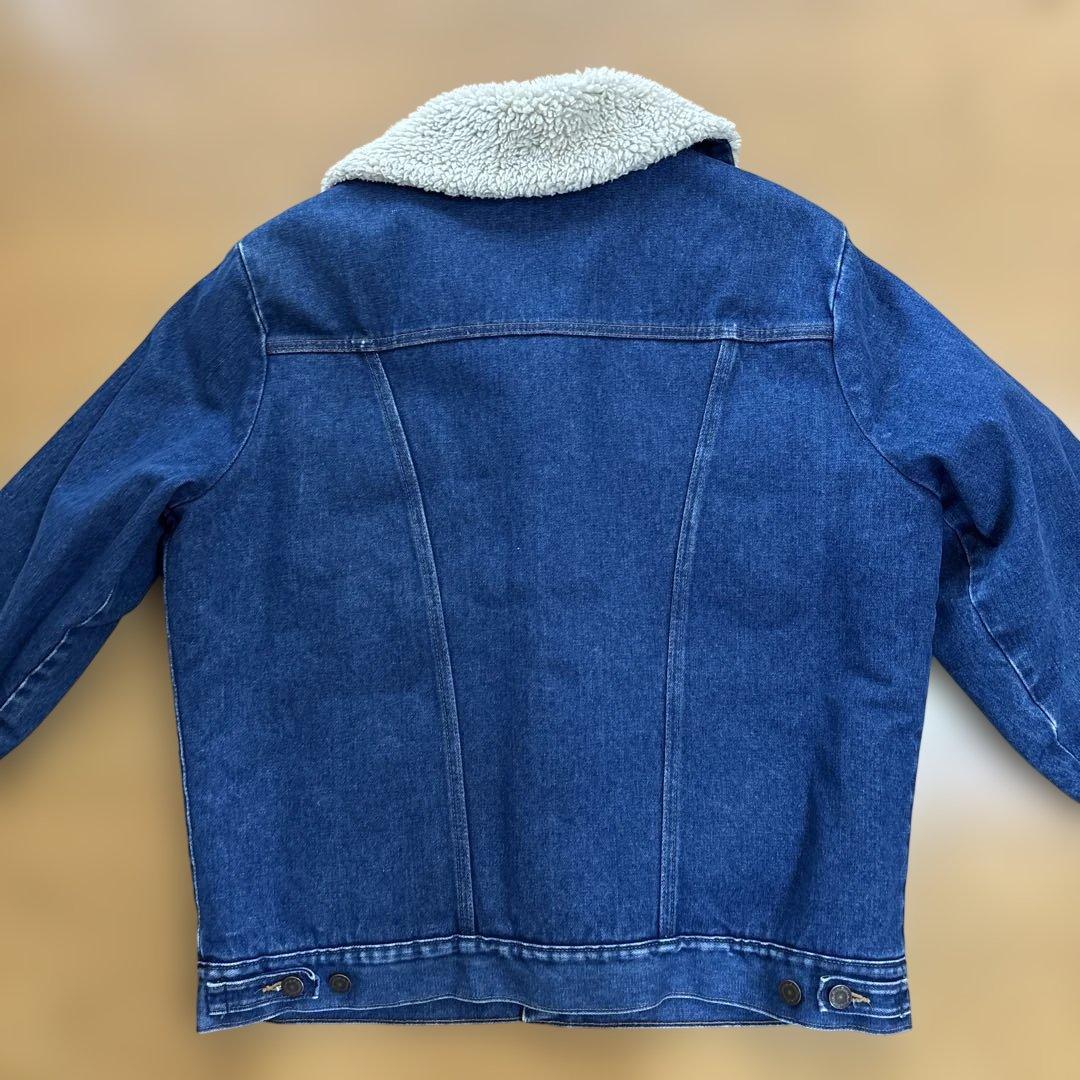 美品80年代USA製ラングラーデニムボアジャケット⭐️ 希少サイズL ⭐️キムタク