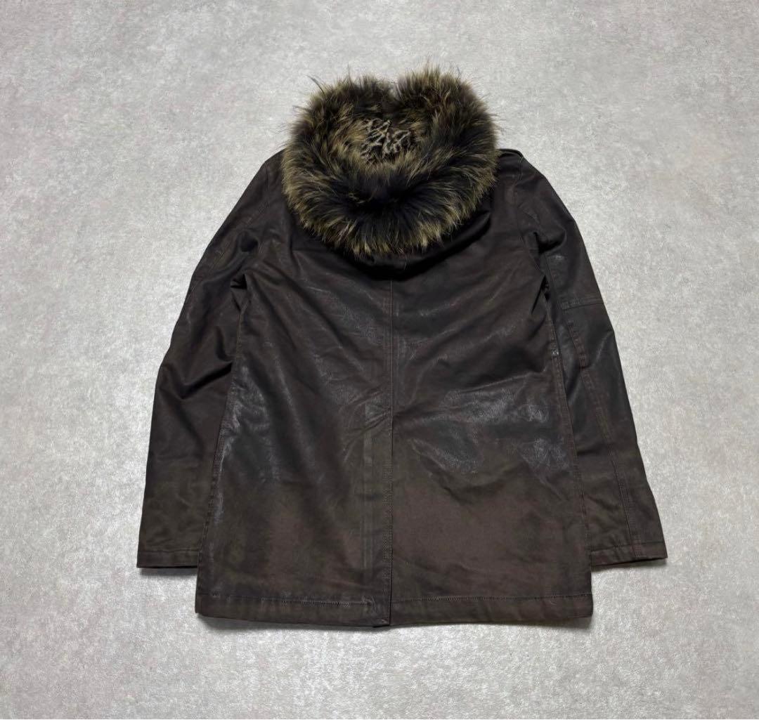 ジャケット・アウター archive roen waxed leopard mods coat y2k