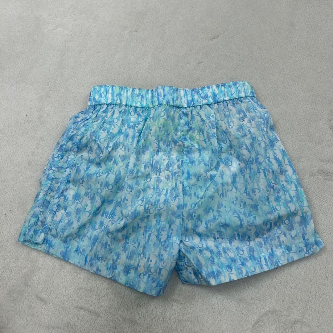 G653 新品未使用 100 ベビーディオール キッズ 水着 ブルー メンズ