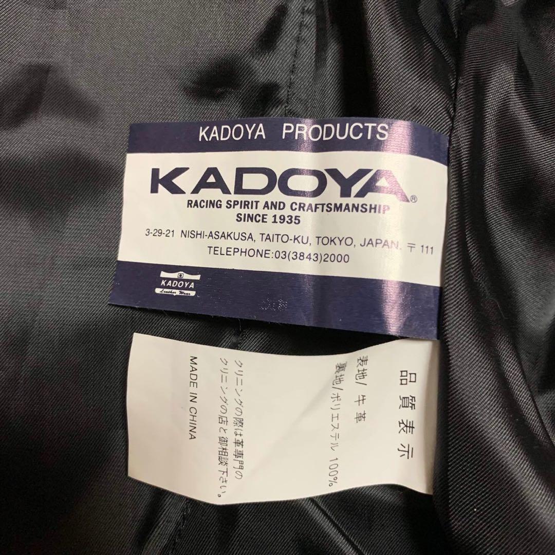 入手困難　カドヤ　K'sレザー シングルライダースジャケット 牛革　プロテクター