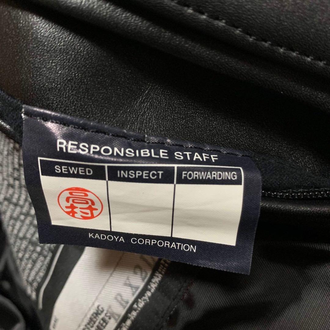 入手困難　カドヤ　K'sレザー シングルライダースジャケット 牛革　プロテクター