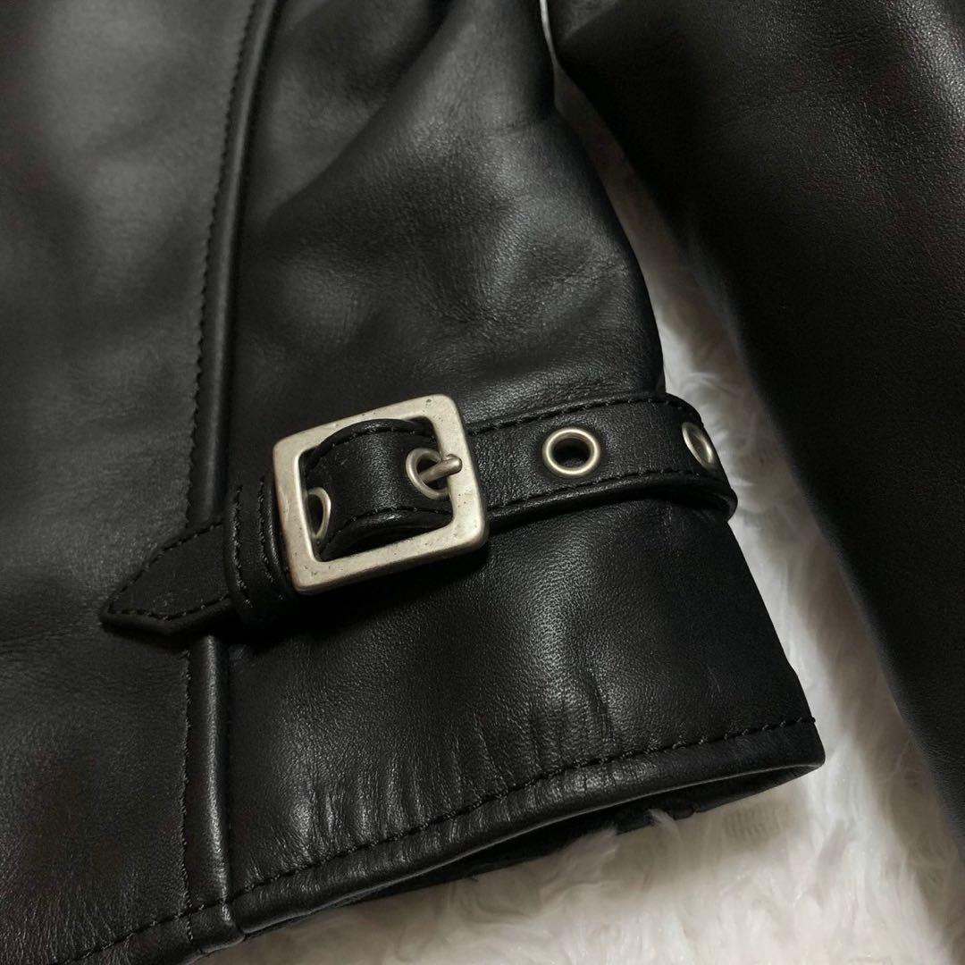 入手困難　カドヤ　K'sレザー シングルライダースジャケット 牛革　プロテクター