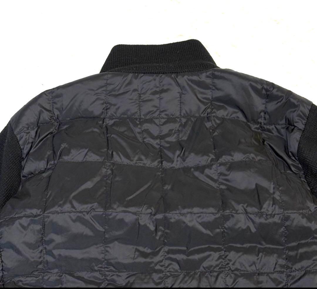 【美品】TAION PAZZO ハイネック ニットスリーブダウンジャケット L