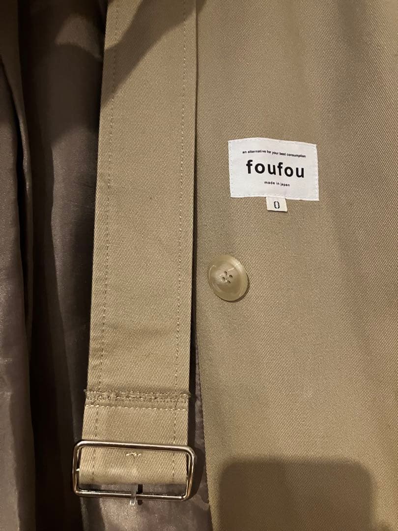 【foufou】 La Rotonde '19 ラロトンド トレンチコート