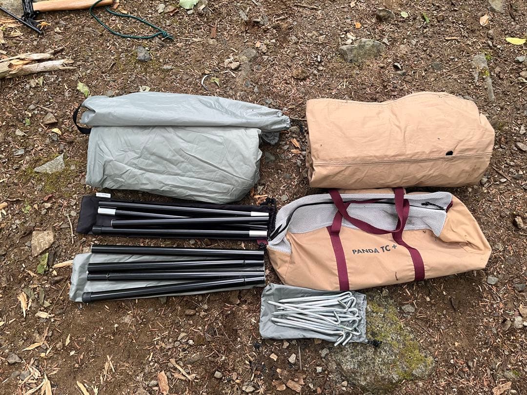 お得！パンダtcプラス パンダtcタープ シルス170tcセット - メルカリ