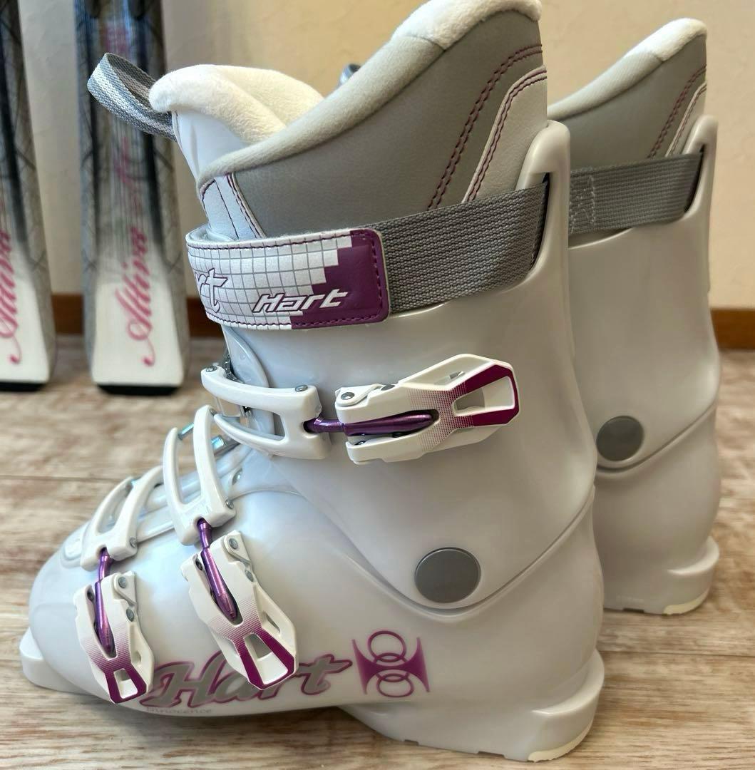 ◾️カービングスキーセット　スキー板156㎝　ブーツ25㎝ レディース用　女性用