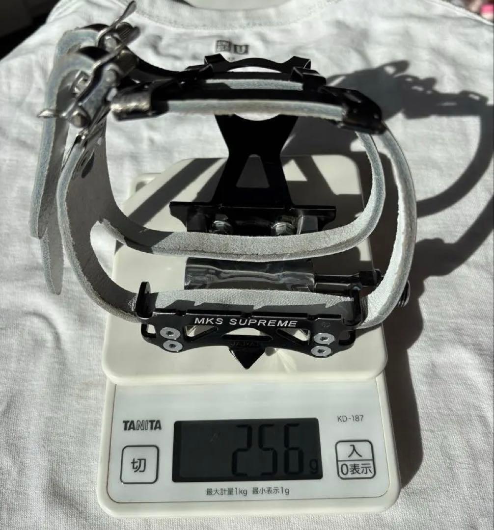 MKS 三ヶ島製作所 ペダル トゥーストラップセット SUPREME ブルーラグ