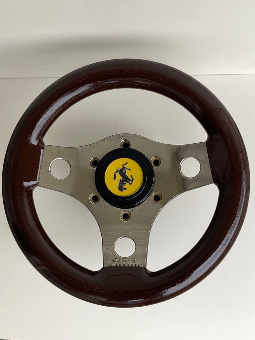 完全オリジナル‼️小径ステアリング‼️23π‼︎街道レーサー‼️OBAスポークベース‼️