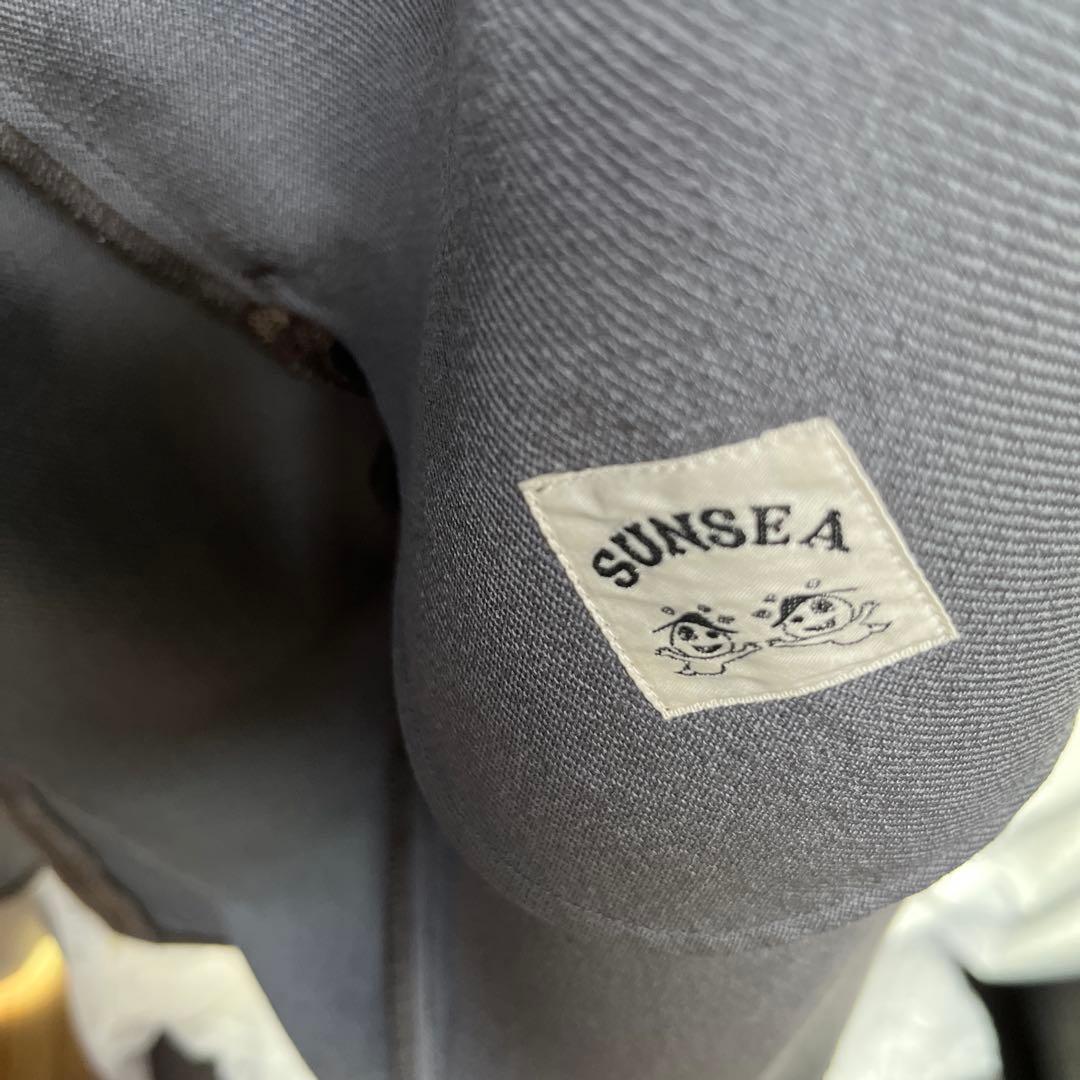 SUNSEA 2019AW キャメルチェックコート