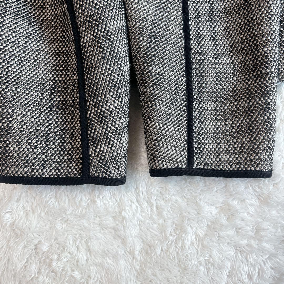 【美品】feerique フィーリックダンボールボンディングツィードコートXL