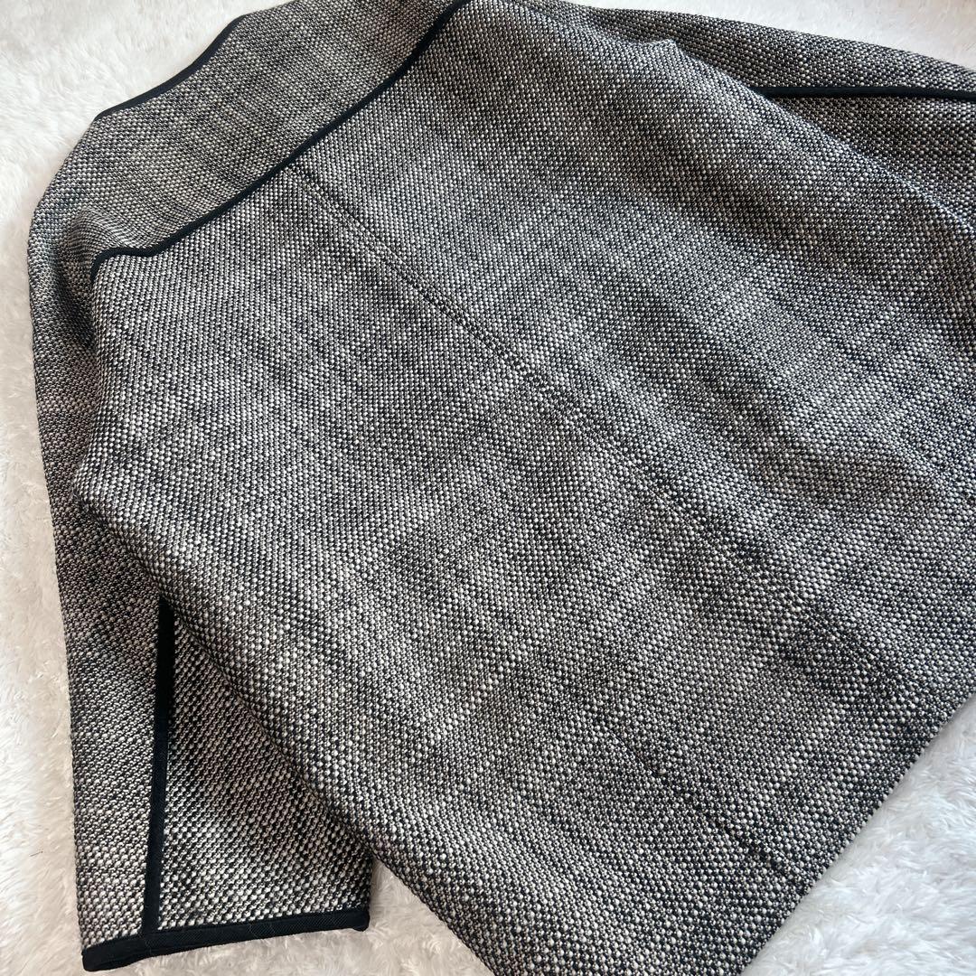 【美品】feerique フィーリックダンボールボンディングツィードコートXL